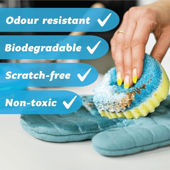 Scrub Daddy PowerErase Gel Fabric Stain Remover with Scrub Mommy Spot Cleaner - Picture 7 of 8